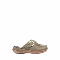 Pavers Ladies Lightweight Leather Clogs Khaki Green -Pavers Sales Store unnamed file 1007