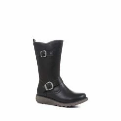 Pavers Wedge Heel Black Calf Boots 4 Pavers Wedge Heel Black Calf Boots -Pavers Sales Store unnamed file 104