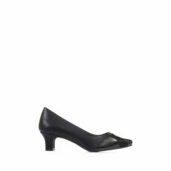Pavers Black Block Heeled Court Shoes -Pavers Sales Store unnamed file 1088