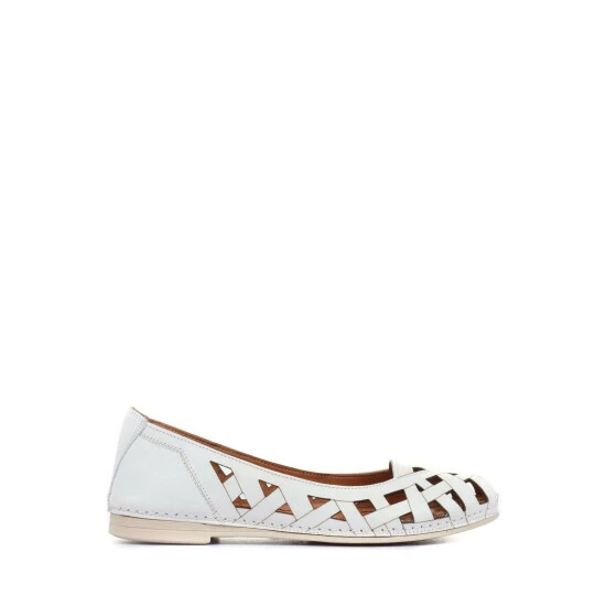 unnamed-file-1089.jpg Pavers Ladies White Cut Out Leather Ballerina Pumps -Pavers Sales Store unnamed file 1089