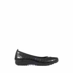 Pavers Sales Store 2 Pavers Women's Moc Croc Ballet Pumps