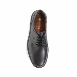Pavers Mens Wide Fit Lace-Up Black Shoes -Pavers Sales Store unnamed file 1157