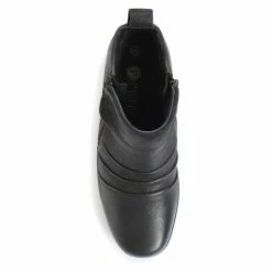 Pavers Ladies Dual Zip Leather Ankle Boots Black 12 Pavers Ladies Dual Zip Leather Ankle Boots Black -Pavers Sales Store unnamed file 119