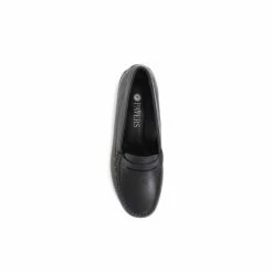 Pavers Wide Fit Leather Penny Black Loafers 9 Pavers Wide Fit Leather Penny Black Loafers -Pavers Sales Store unnamed file 1190
