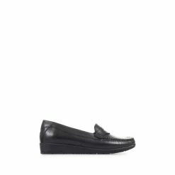 Pavers Wide Fit Leather Penny Black Loafers 11 Pavers Wide Fit Leather Penny Black Loafers -Pavers Sales Store unnamed file 1192