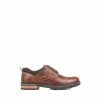 Pavers Leather Lace-Up Shoes
