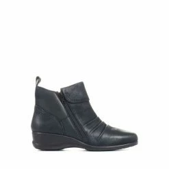Pavers Ladies Dual Zip Leather Ankle Boots Black 15 Pavers Ladies Dual Zip Leather Ankle Boots Black -Pavers Sales Store unnamed file 122
