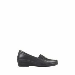 Pavers Black Leather Slip-On Shoes 5 Pavers Black Leather Slip-On Shoes -Pavers Sales Store unnamed file 1262