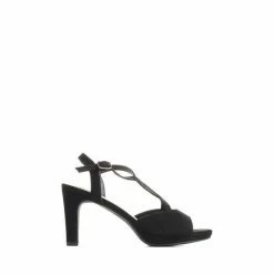 Pavers Strappy Stiletto Party Black Shoes -Pavers Sales Store unnamed file 1268