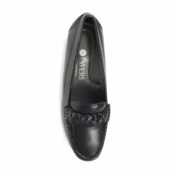 Pavers Casual Leather Black Moccasin Shoes -Pavers Sales Store unnamed file 1309