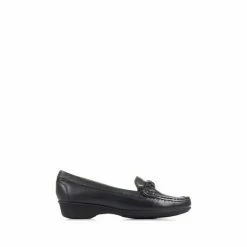 Pavers Casual Leather Black Moccasin Shoes -Pavers Sales Store unnamed file 1311