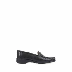 Pavers Wide Fit Black Leather Loafers -Pavers Sales Store unnamed file 1317