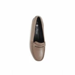 Pavers Wide Fit Leather Brown Penny Loafers -Pavers Sales Store unnamed file 1320
