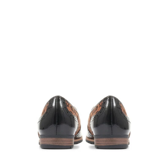 Pavers Wide Fit Patent And Tassel Black Loafers 3 Pavers Wide Fit Patent And Tassel Black Loafers - Image 3