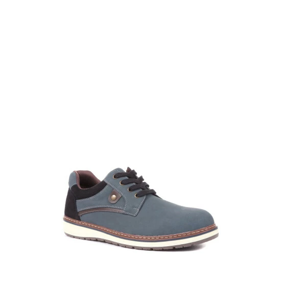 Pavers Blue Casual Lace Up Shoes 2 Pavers Blue Casual Lace Up Shoes - Image 2