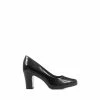 Pavers High Heel Black Court Shoes