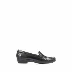 Pavers Black Lightweight Leather Slip-On Shoes -Pavers Sales Store unnamed file 1457