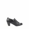 Pavers Black Heeled Trouser Shoes