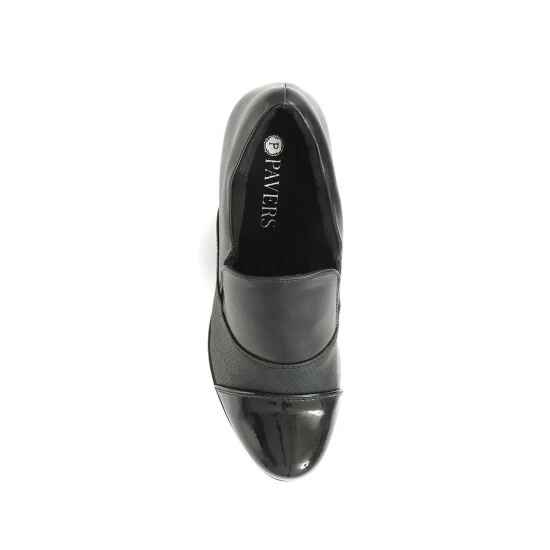 Pavers Black Heeled Trouser Shoes 4 Pavers Black Heeled Trouser Shoes - Image 4