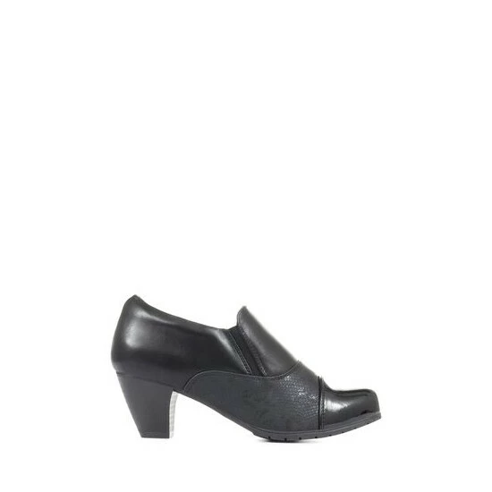 Pavers Black Heeled Trouser Shoes 6 Pavers Black Heeled Trouser Shoes - Image 6