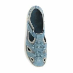 Pavers Ladies Blue Wide Fit Leather Walking Shoes 3 Pavers Ladies Blue Wide Fit Leather Walking Shoes -Pavers Sales Store unnamed file 1481