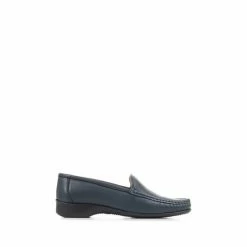 Pavers Blue Wide Fit Leather Loafers -Pavers Sales Store unnamed file 1507