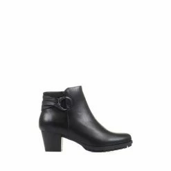 Pavers Black Block Heeled Ankle Boots -Pavers Sales Store unnamed file 154