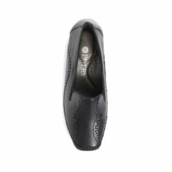 Pavers Black Leather Slip On Shoes -Pavers Sales Store unnamed file 1541