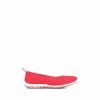 Pavers Red Ladies Trainer Pumps