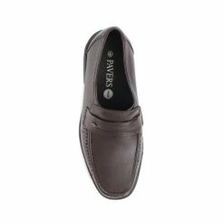 Pavers Red Wide Fit Leather Loafers -Pavers Sales Store unnamed file 1583