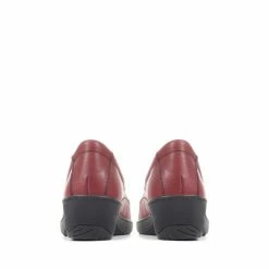 Pavers Red Leather Slip-On Shoes -Pavers Sales Store unnamed file 1612