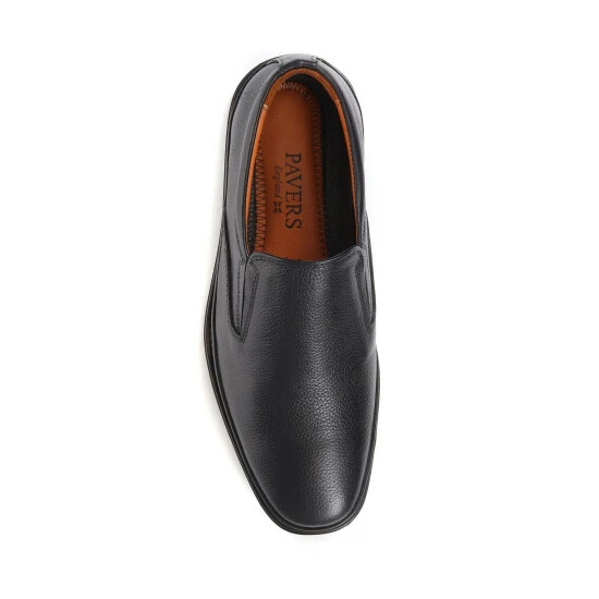 Pavers Wide Fit Smart Black Shoes 4 Pavers Wide Fit Smart Black Shoes - Image 4