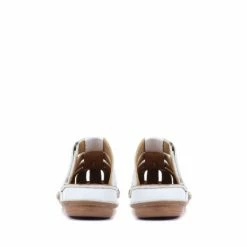 Pavers White Ladies Touch-Fastening Leather Clogs 2 Pavers White Ladies Touch-Fastening Leather Clogs -Pavers Sales Store unnamed file 1624