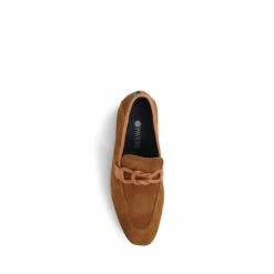 Pavers Brown Suede Leather Men's Slip-On Loafers -Pavers Sales Store unnamed file 1661