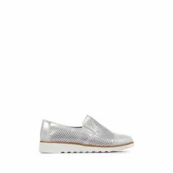 Pavers Silver Ladies Wide Fit Lightweight Casual Slip-On Shoes -Pavers Sales Store unnamed file 1737