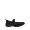 Pavers Black Ladies Touch-Fasten Mary Jane Shoes