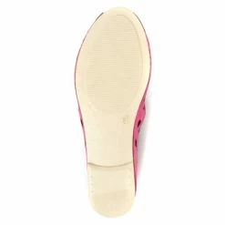 Pavers Womens Pink Cut Out Leather Ballerina Pumps 4 Pavers Womens Pink Cut Out Leather Ballerina Pumps -Pavers Sales Store unnamed file 1810