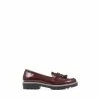 Pavers Ladies Red Loafers