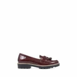 Pavers Ladies Red Loafers -Pavers Sales Store unnamed file 1817