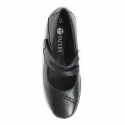 Pavers Wide Fit Leather Mary-Jane Shoes With Split Strap Navy -Pavers Sales Store unnamed file 1845