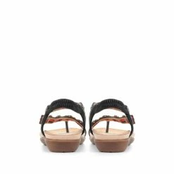 Pavers Ladies Embellished Toe-Post Sandals Gold -Pavers Sales Store unnamed file 1875