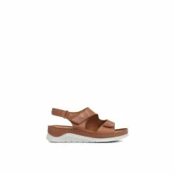 Pavers Fully Adjustable Leather Sandals Brown -Pavers Sales Store unnamed file 1921