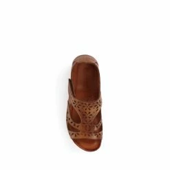 Pavers Ladies Tan Leather Wide Fit Brown Sandals -Pavers Sales Store unnamed file 1967