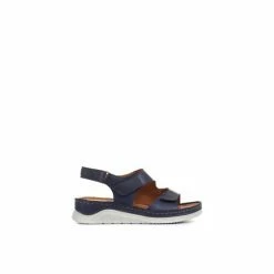 Pavers Blue Ladies Fully Adjustable Leather Sandals -Pavers Sales Store unnamed file 1981