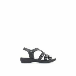 Pavers Ladies Black Leather T-Bar Sandals 5 Pavers Ladies Black Leather T-Bar Sandals -Pavers Sales Store unnamed file 2099
