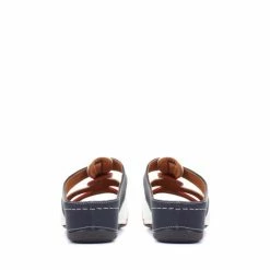 Pavers Blue Wide Fit Wedge Mule Sandals 8 Pavers Blue Wide Fit Wedge Mule Sandals -Pavers Sales Store unnamed file 2127