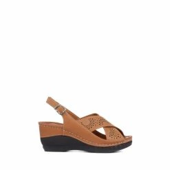 Pavers Ladies Wide Fit Wedge Sandals