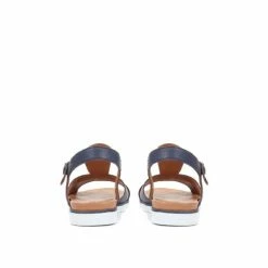 Pavers Blue Wide Fit Leather T-Bar Sandals -Pavers Sales Store unnamed file 2139