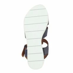 Pavers Blue Wide Fit Leather T-Bar Sandals -Pavers Sales Store unnamed file 2141