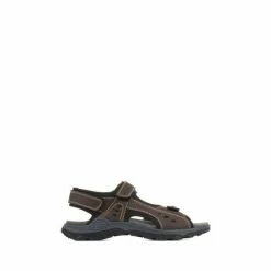 Pavers Mens Leather Walking Sandals Grey -Pavers Sales Store unnamed file 2149